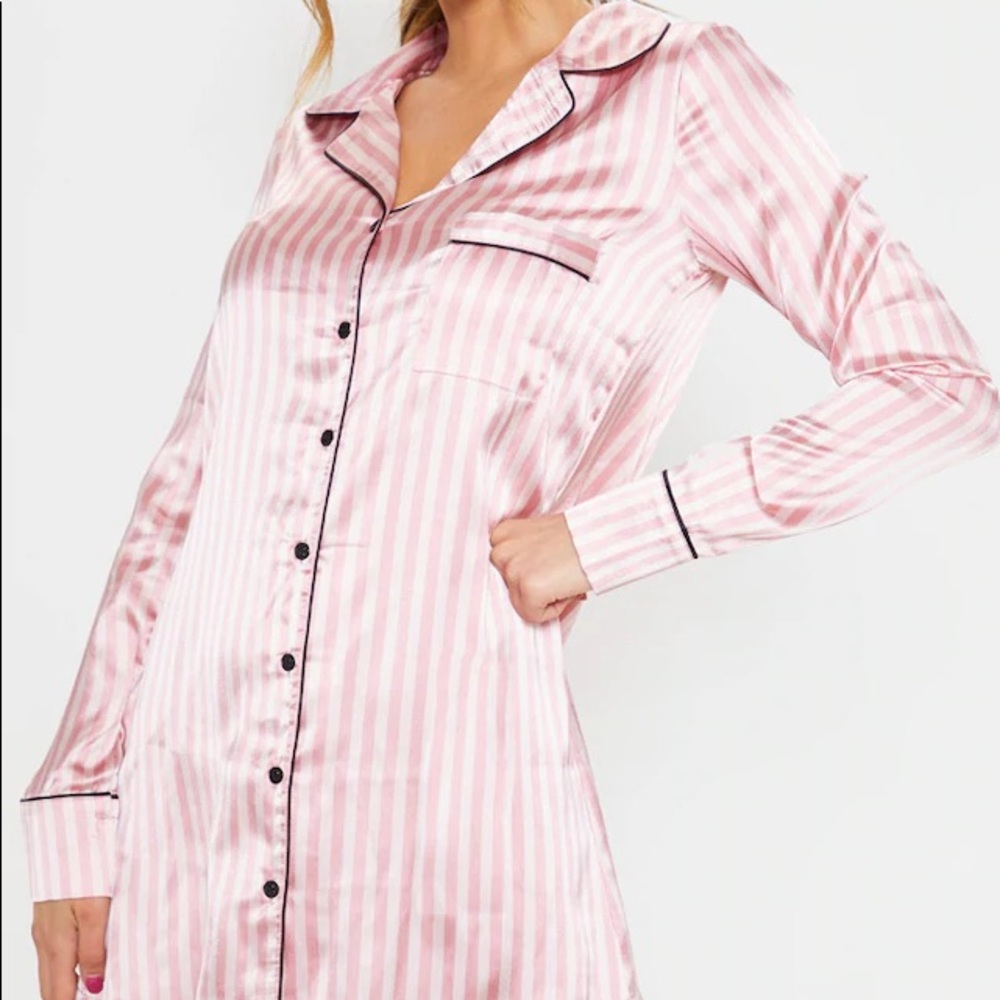 Night satin pajamas